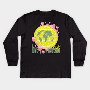 Earth Day Everyday Earth Day - Planet Anniversary 2023. Kids Long Sleeve T-Shirt